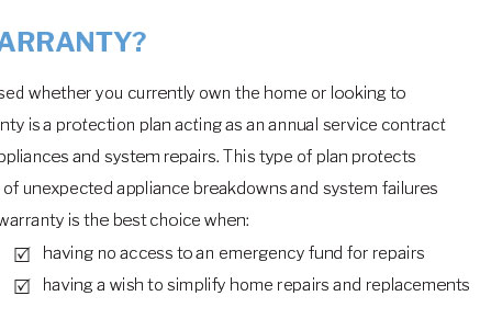 home warranty maine